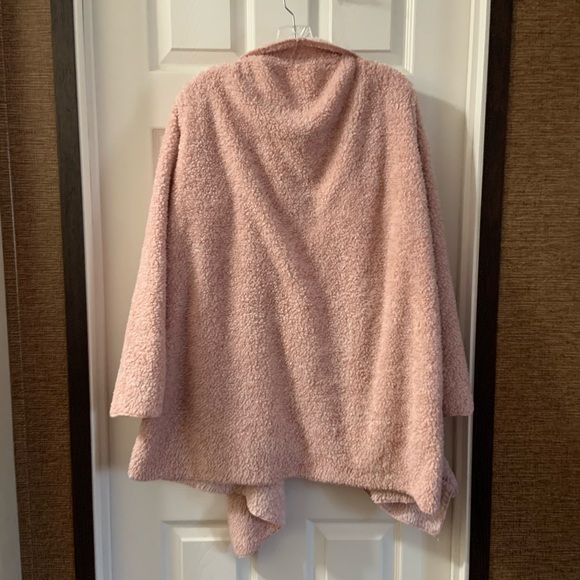 Hue Light Pink Sherpa Super Soft Cardigan L/XL - Picture 7 of 7